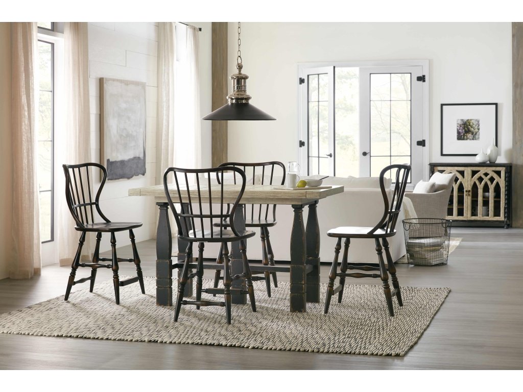 Ciao Bella Spindle Back Counter Stool-Black - image 2