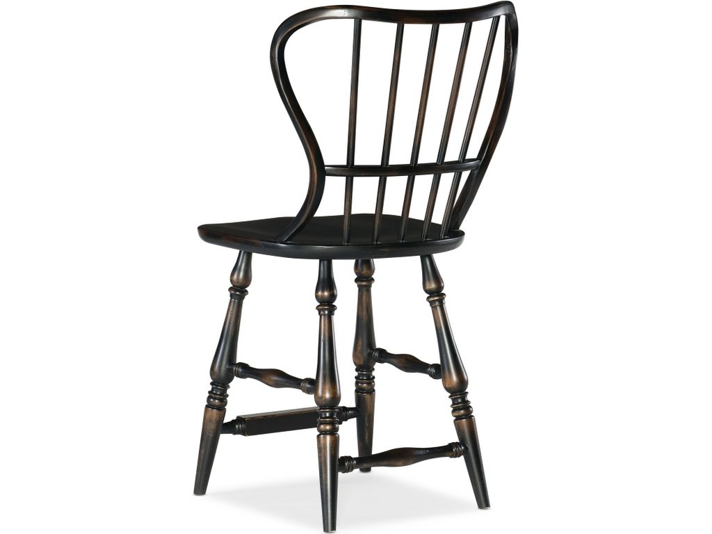 Ciao Bella Spindle Back Counter Stool-Black - image 1