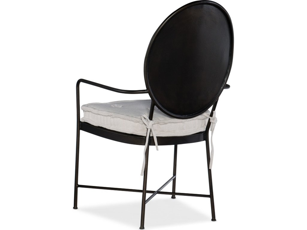 Ciao Bella Metal Arm Chair - 2 per carton/price ea - image 1