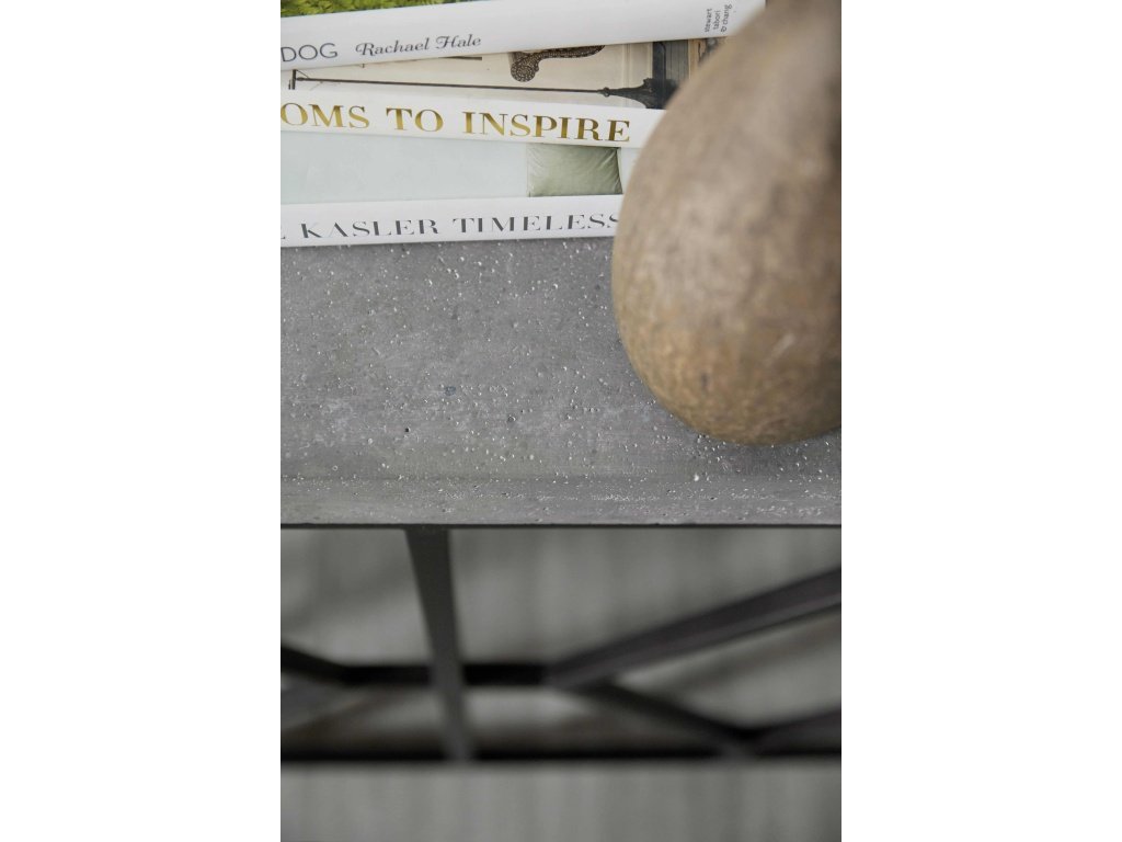 Ciao Bella Metal and Faux Concrete Console Table - image 3