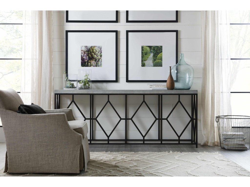 Ciao Bella Metal and Faux Concrete Console Table - image 4