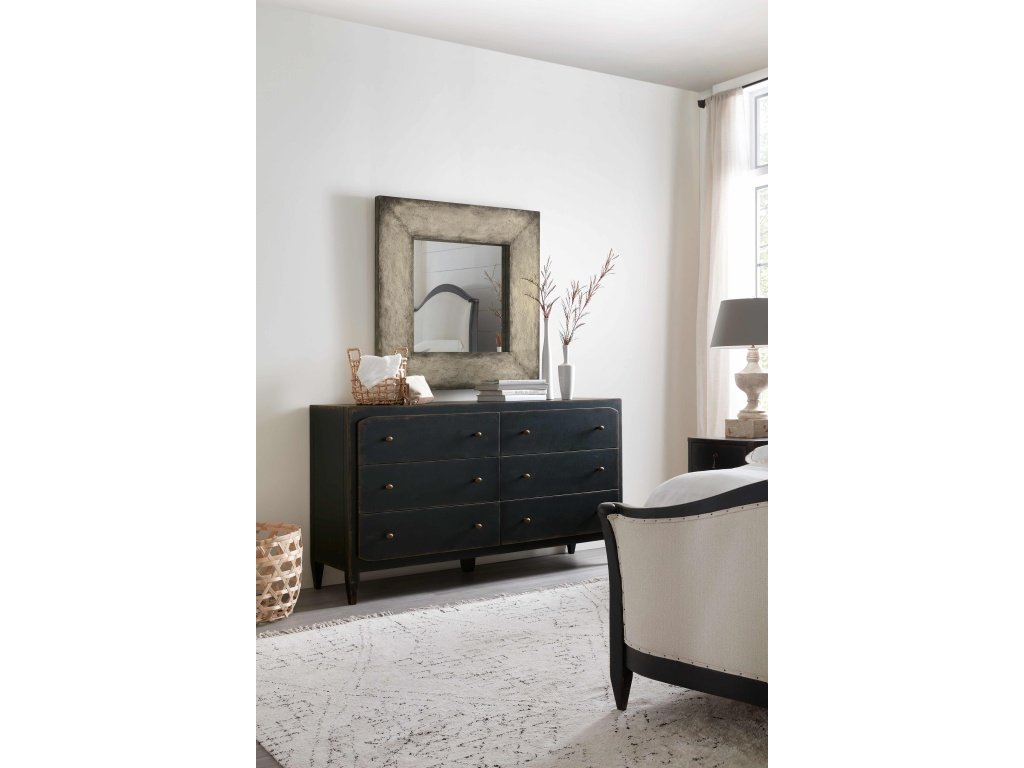 Ciao Bella Six-Drawer Dresser- Black - image 2