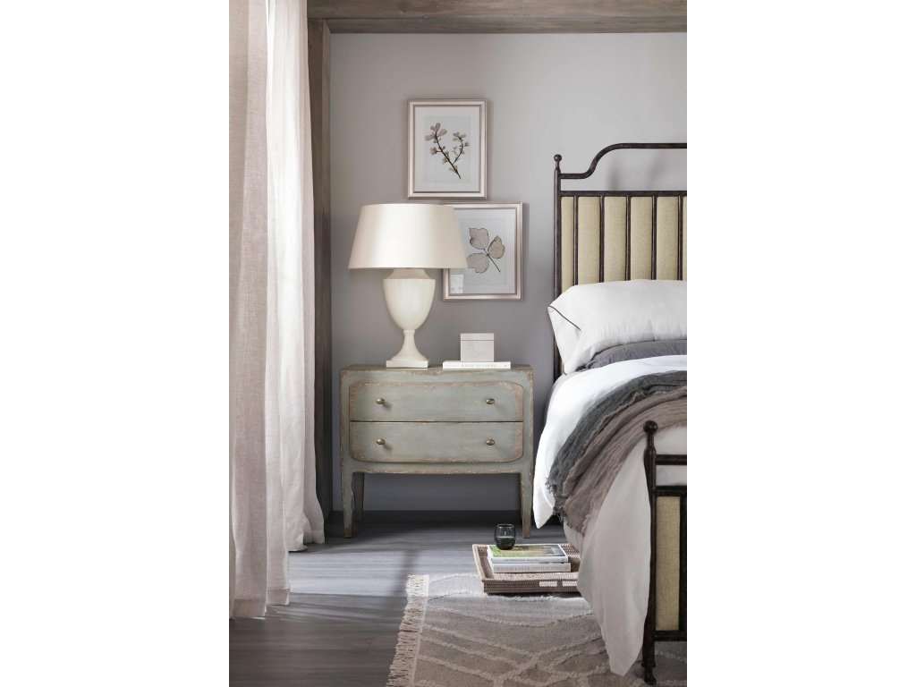 Ciao Bella Two-Drawer Nightstand- Speckled Gray - image 3