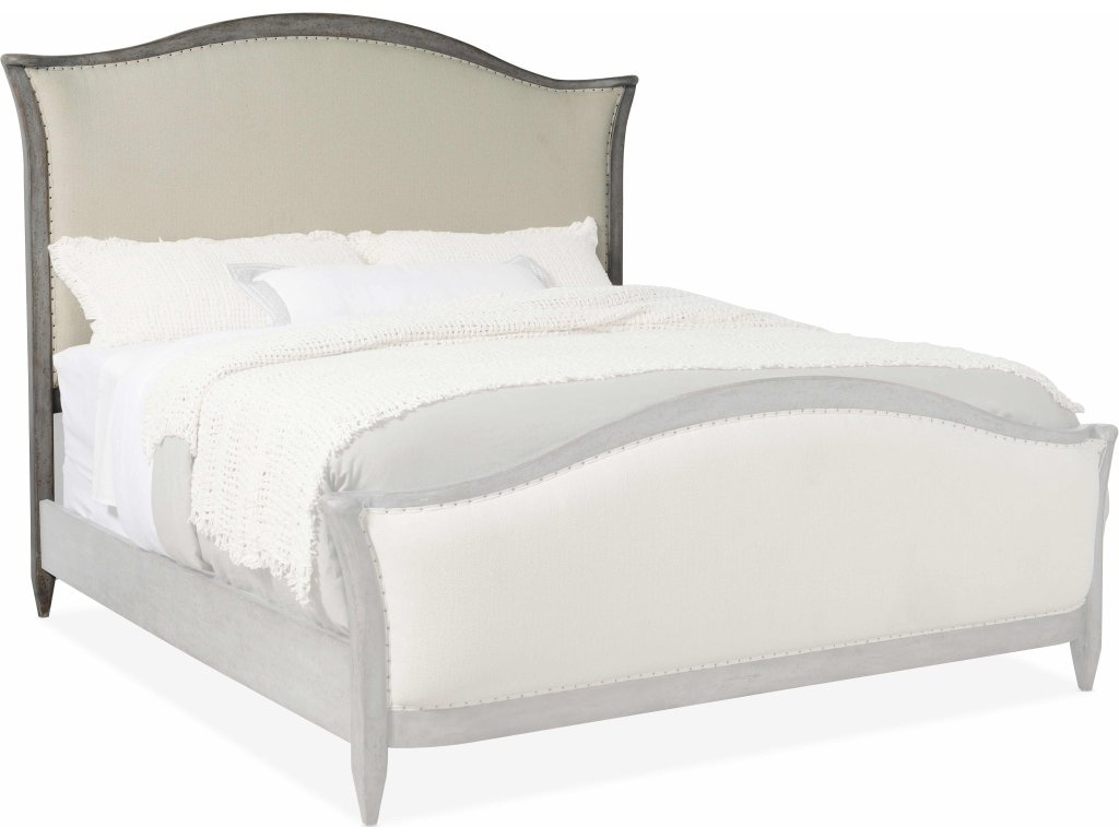 Ciao Bella Queen Upholstered Bed- Speckled Gray - image 2