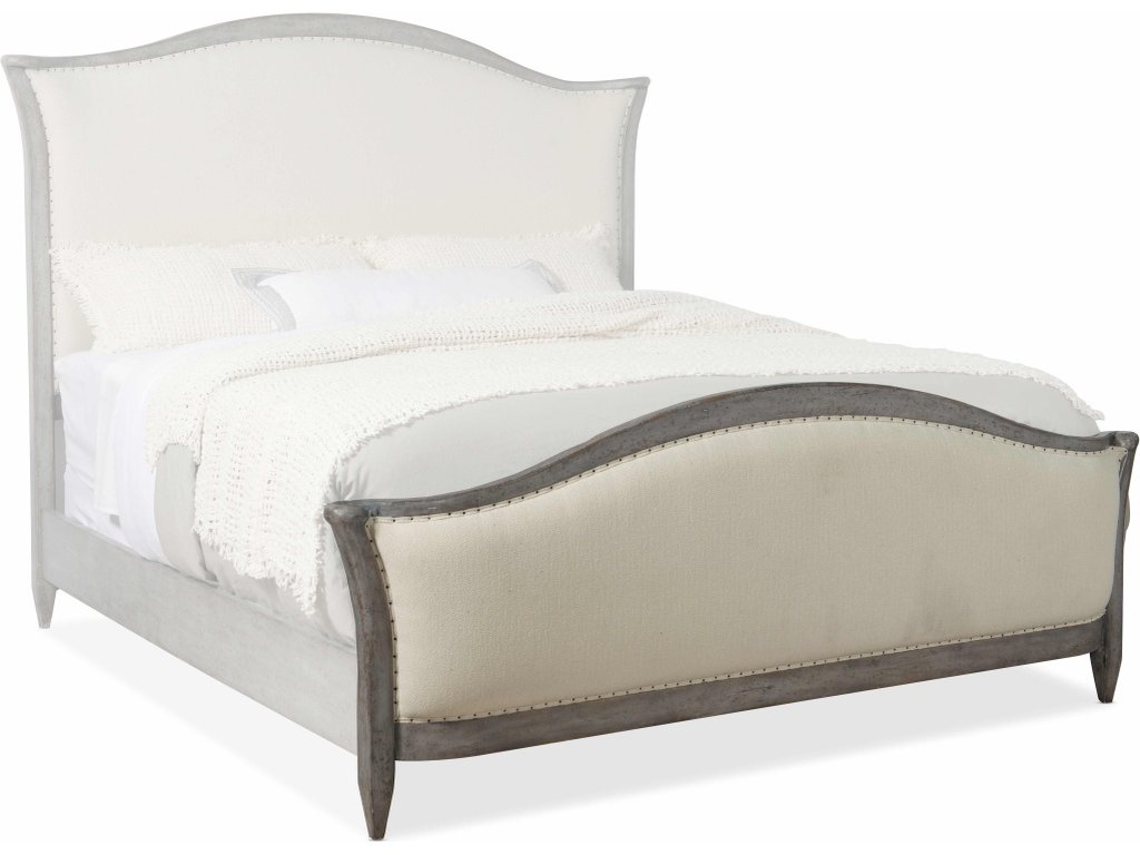 Ciao Bella Queen Upholstered Bed- Speckled Gray - image 3