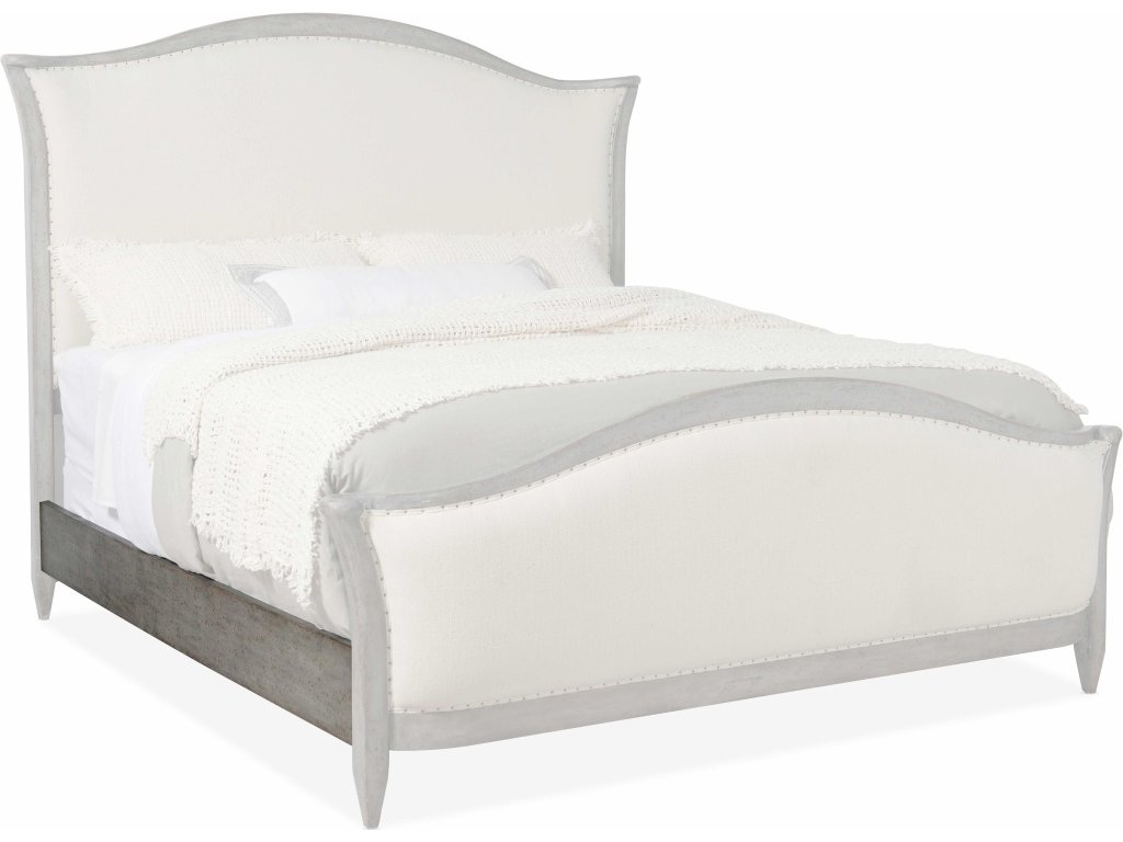 Ciao Bella Cal King Upholstered Bed- Speckled Gray - image 2