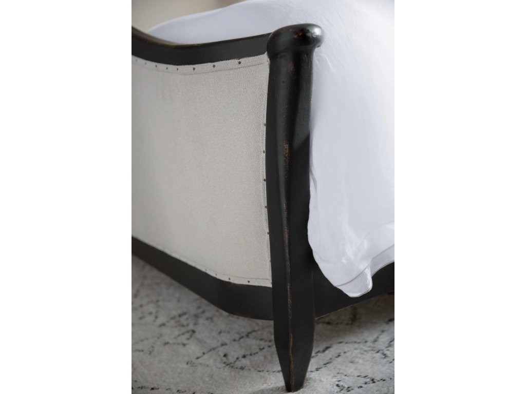 Ciao Bella Queen Upholstered Bed- Black - image 3
