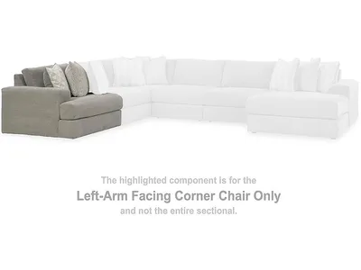 Avaliyah Left-Arm Facing Corner Chair - Alternative View