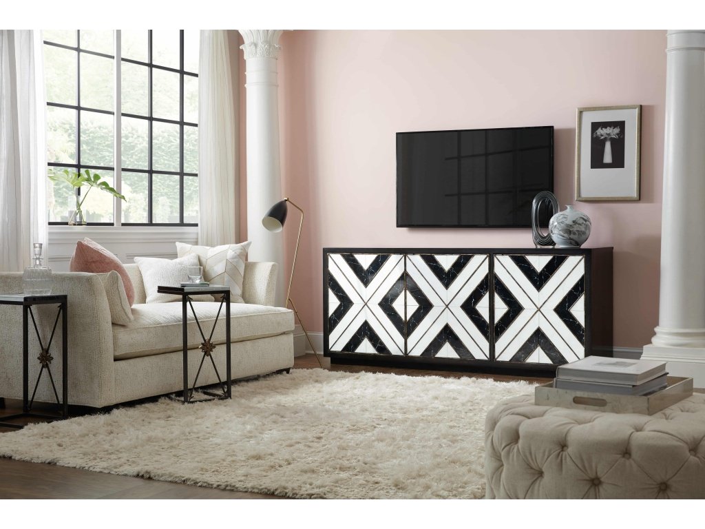 Sanctuary Noir Et Blanc Entertainment Console - image 3