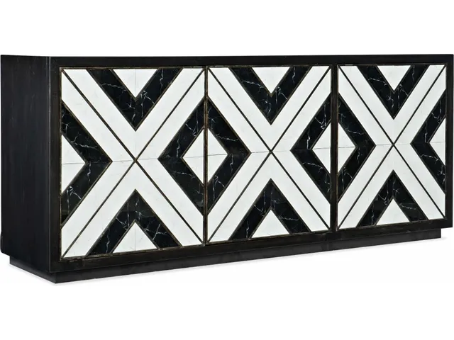 Sanctuary Noir Et Blanc Entertainment Console