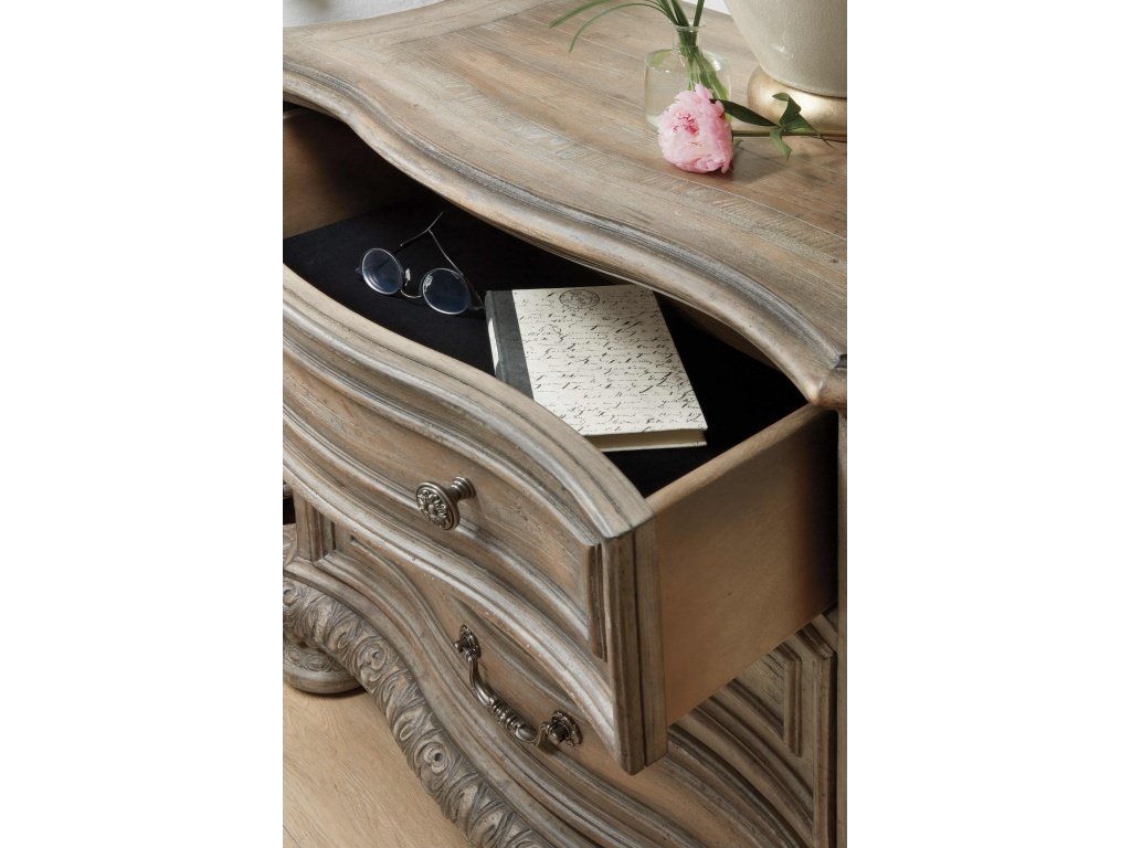 Castella Three Drawer Nightstand - image 2