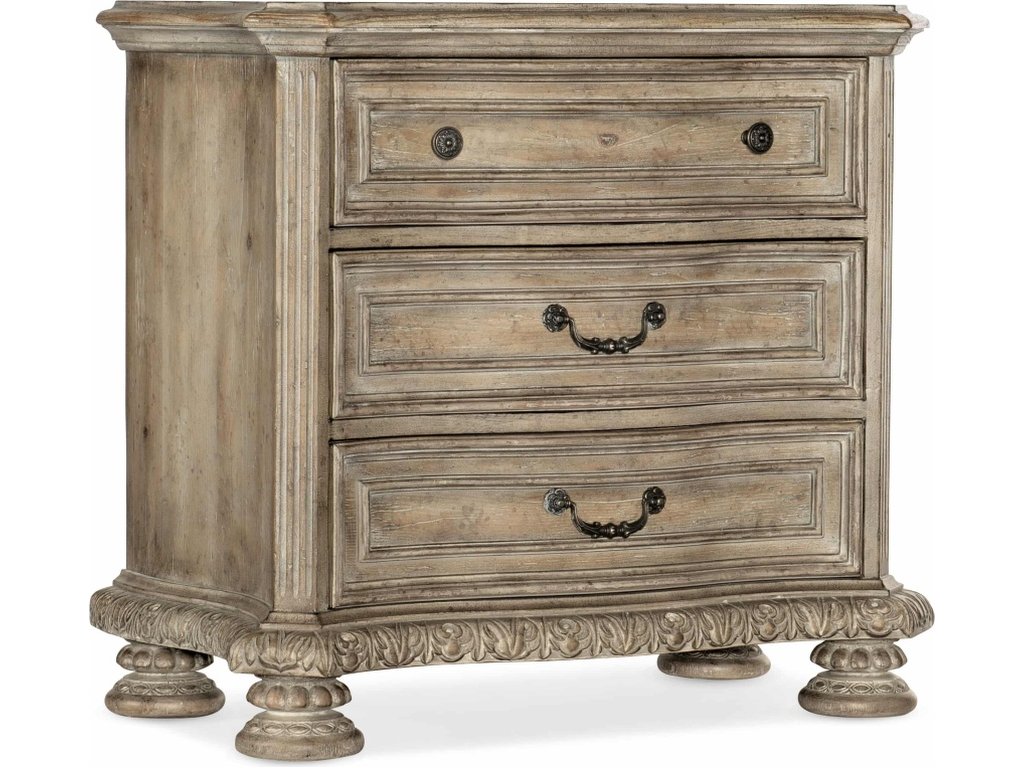 Castella Three Drawer Nightstand - main image