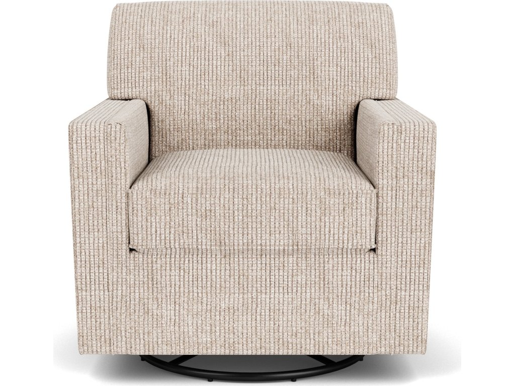 Nora Fabric Swivel Chair - image 4