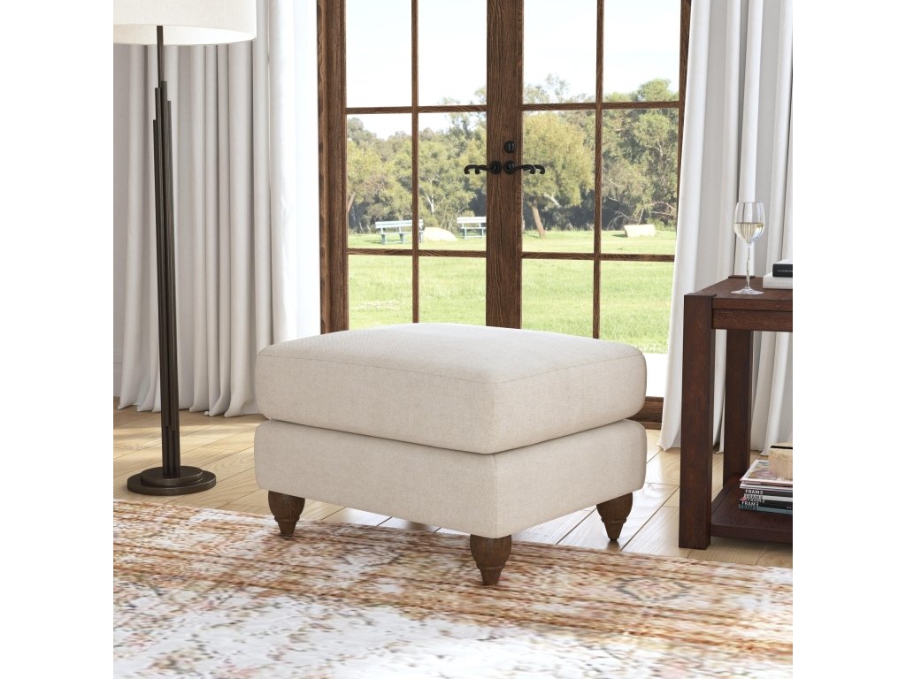 Stella Fabric Ottoman - image 1