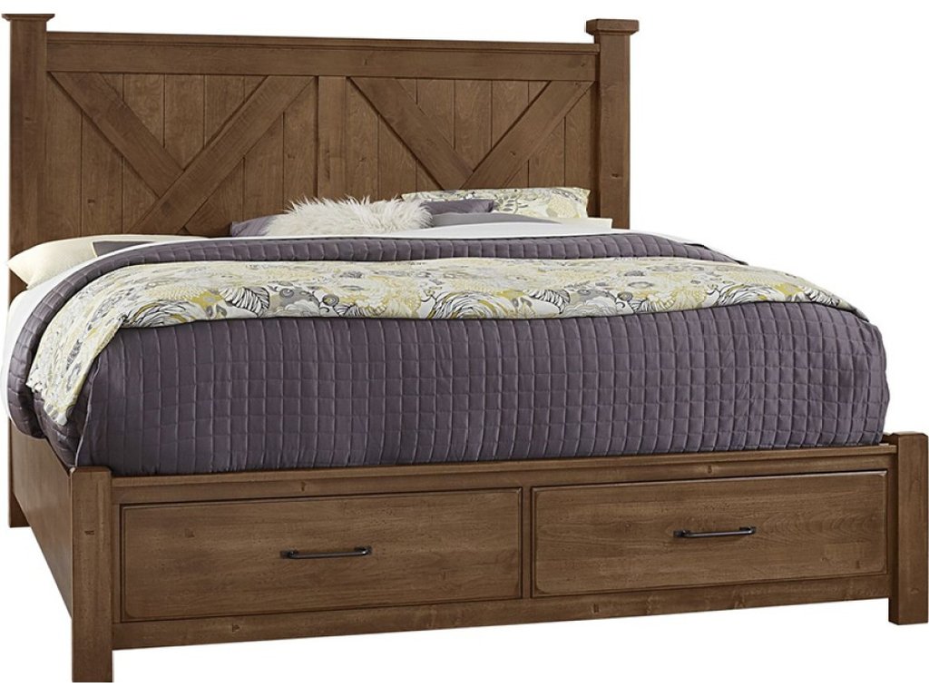 X Bed With Footboard Storage - main image