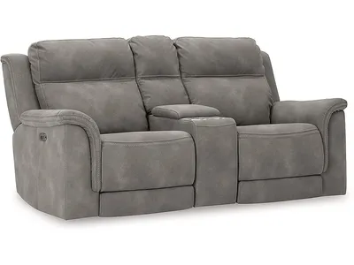 Next-Gen DuraPella Power Reclining Loveseat with Console