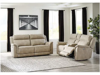Next-Gen DuraPella Power Reclining Sofa and Loveseat