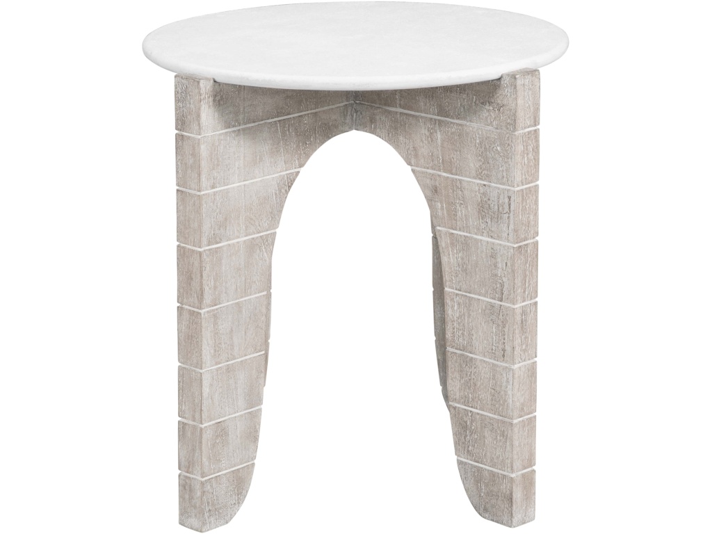 Bali Round End Table - image 1