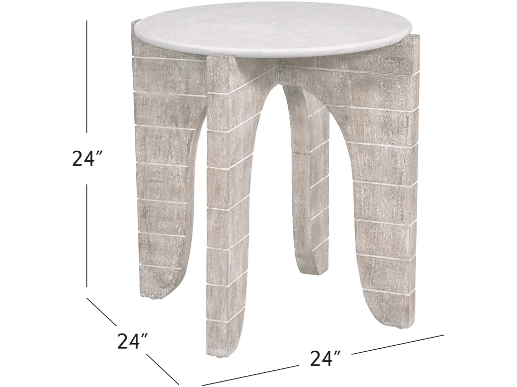 Bali Round End Table - image 3