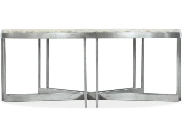 Melange Marin Round Cocktail Table