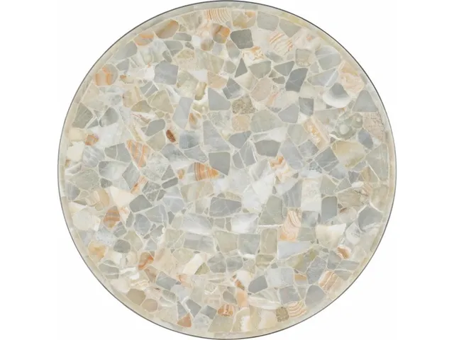 Melange Marin Round Cocktail Table - Alternative View