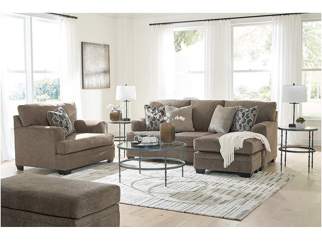 Stonemeade Sofa Chaise, Oversized Chair and Ottoman - main image