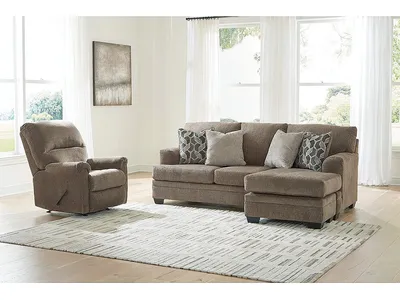 Stonemeade Sofa Chaise and Recliner