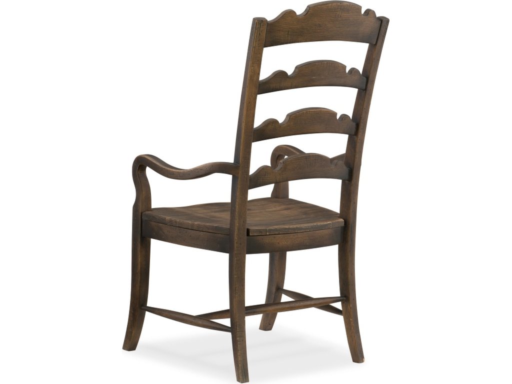Hill Country Twin Sisters Ladderback Arm Chair - 2 per carton/price ea - image 1