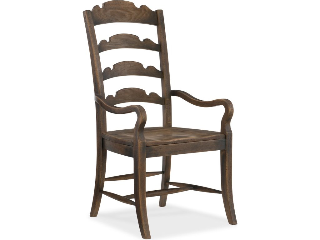 Hill Country Twin Sisters Ladderback Arm Chair - 2 per carton/price ea - main image