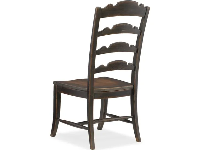 Hill Country Twin Sisters Ladderback Side Chair - 2 per carton/price ea - Alternative View