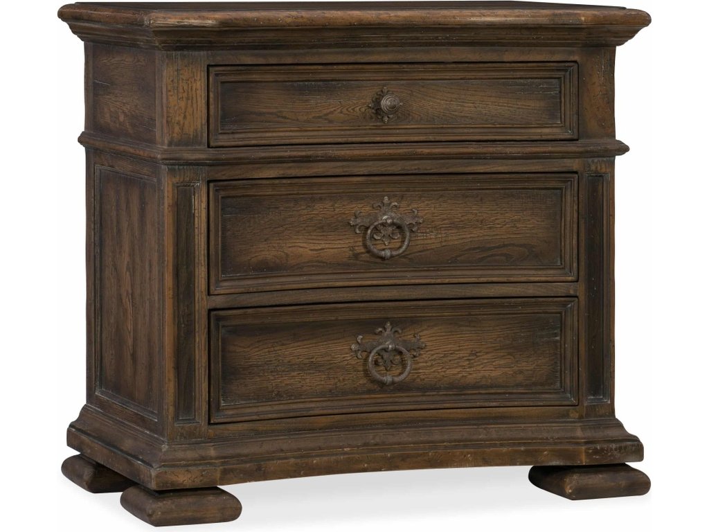 Elmendorf Three-Drawer Nightstand - main image