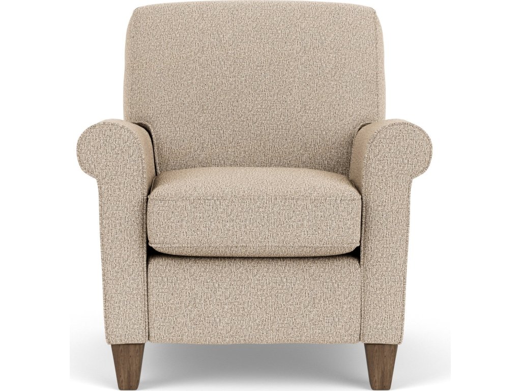 Dana Fabric High-Leg Recliner - image 1