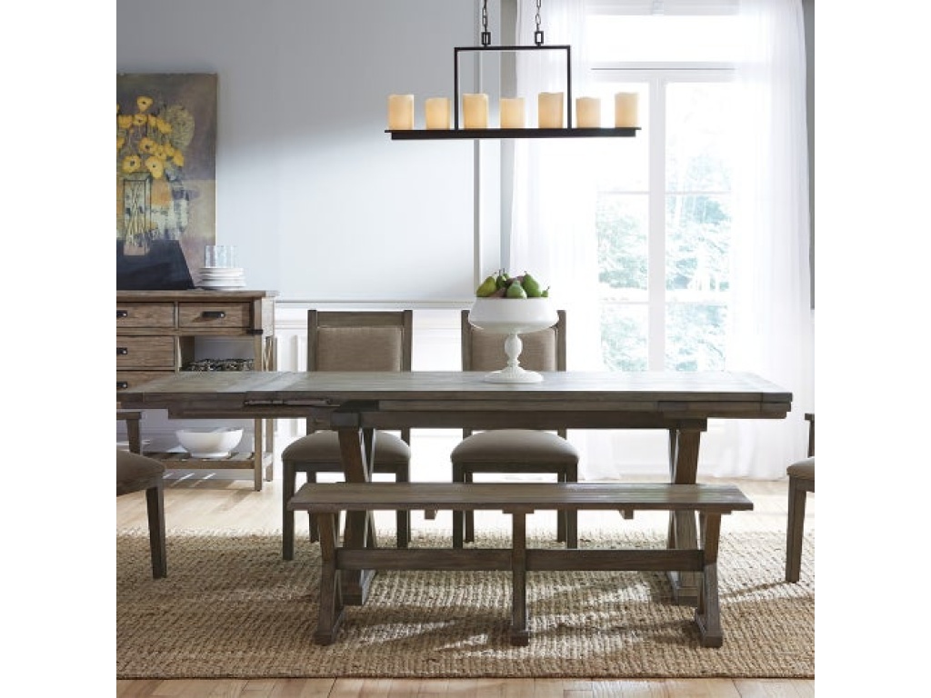 Foundry Saw Buck Dining Table - image 1