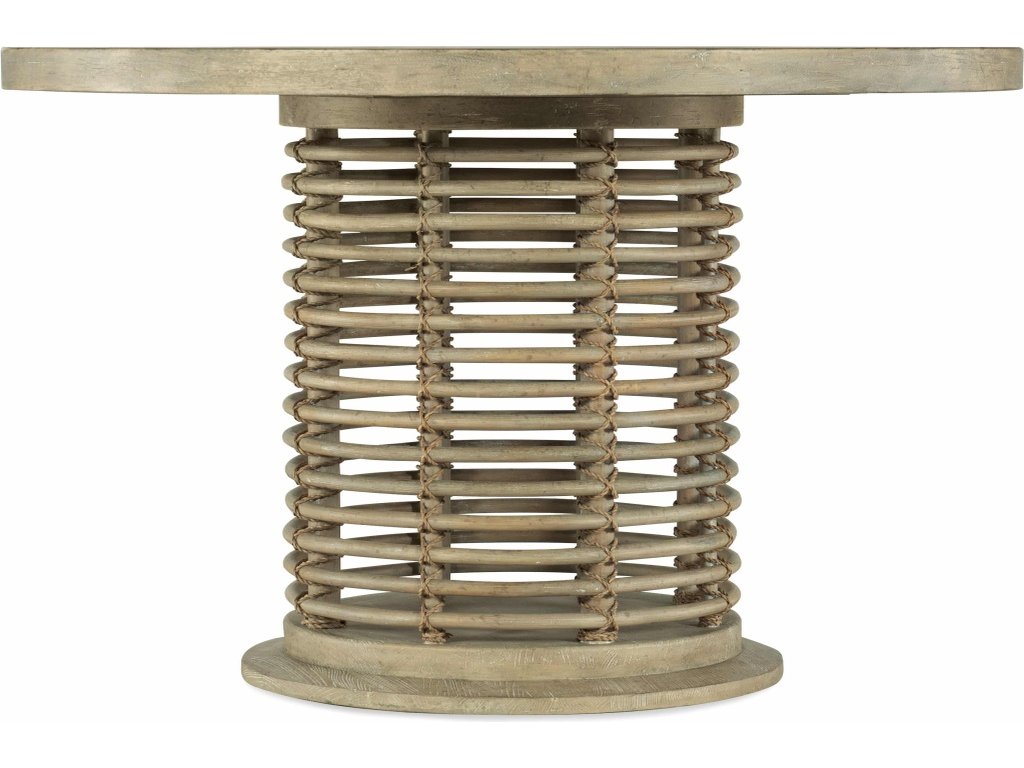 Surfrider 48in Rattan Round Dining Table - main image