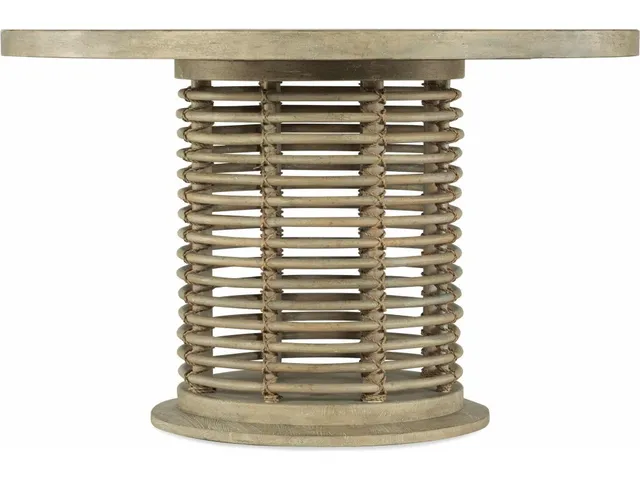 Surfrider 48in Rattan Round Dining Table