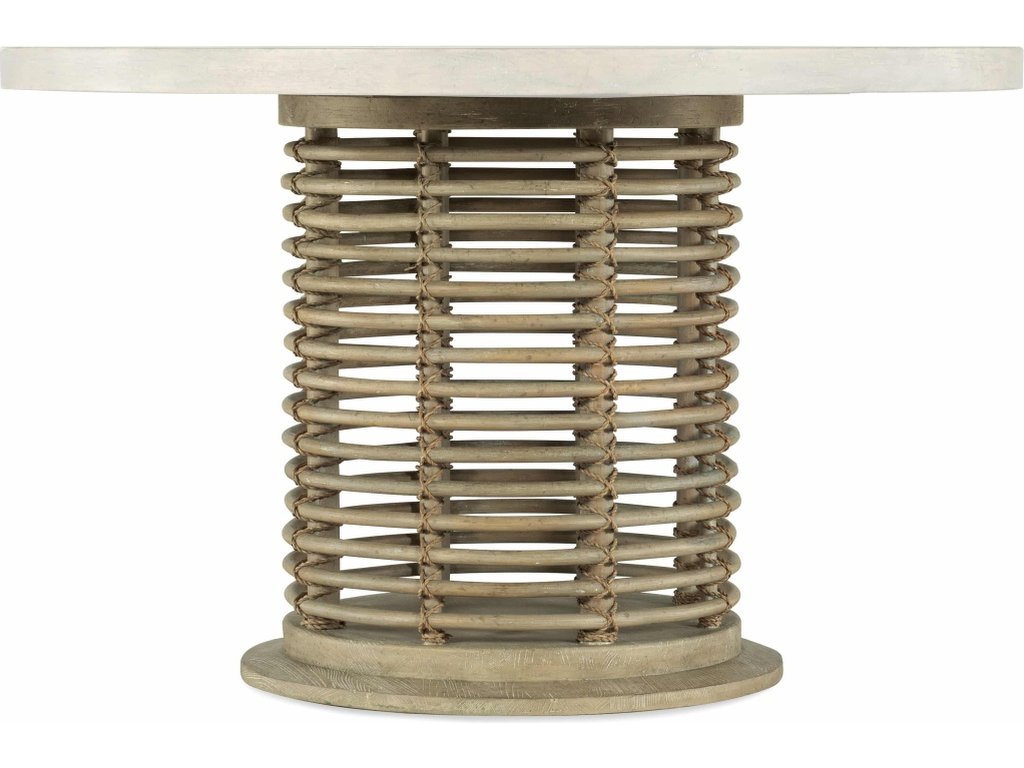 Surfrider 60in Rattan Round Dining Table - image 3