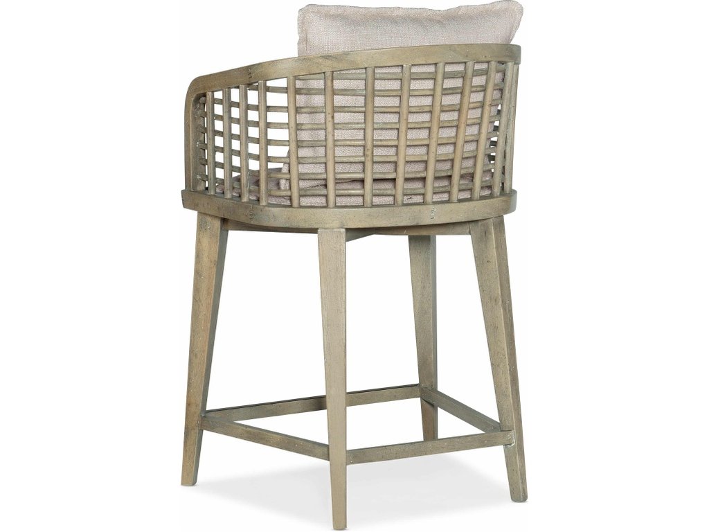 Surfrider Barrel Back Counter Stool - image 1