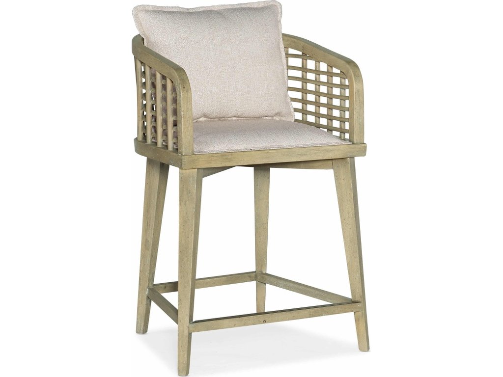 Surfrider Barrel Back Counter Stool - main image