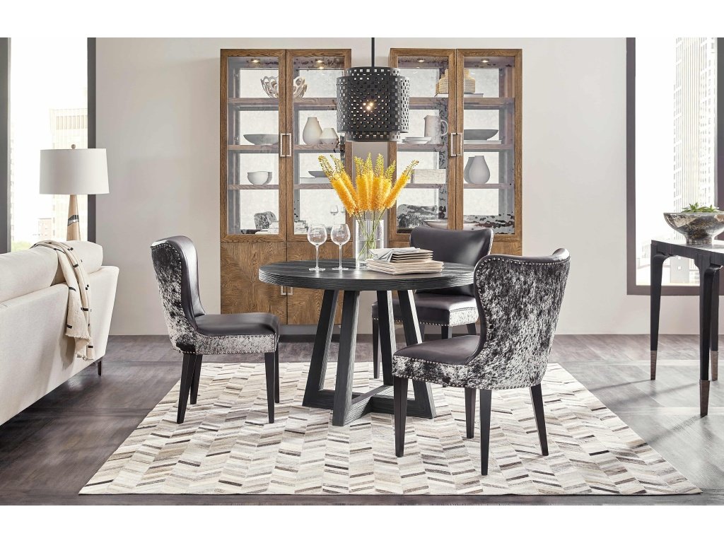 Chapman Shou Sugi Ban Petite Round Dining Table - image 3