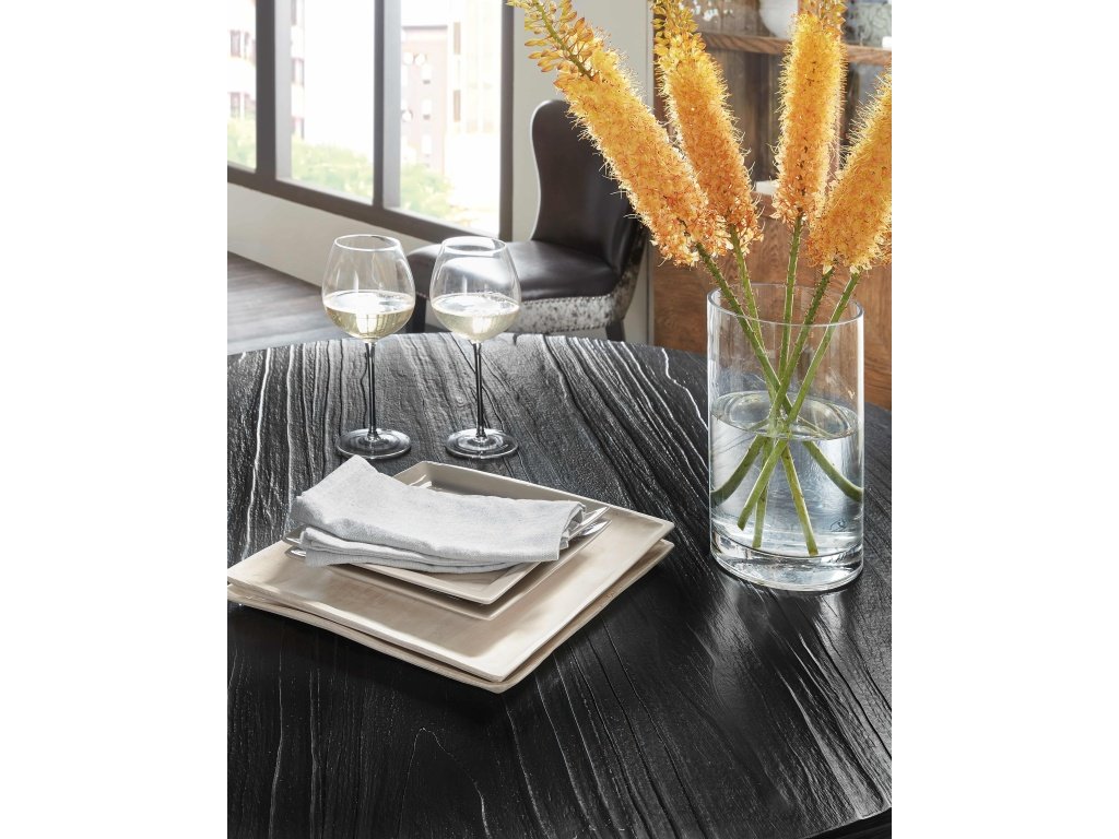 Chapman Shou Sugi Ban Petite Round Dining Table - image 4