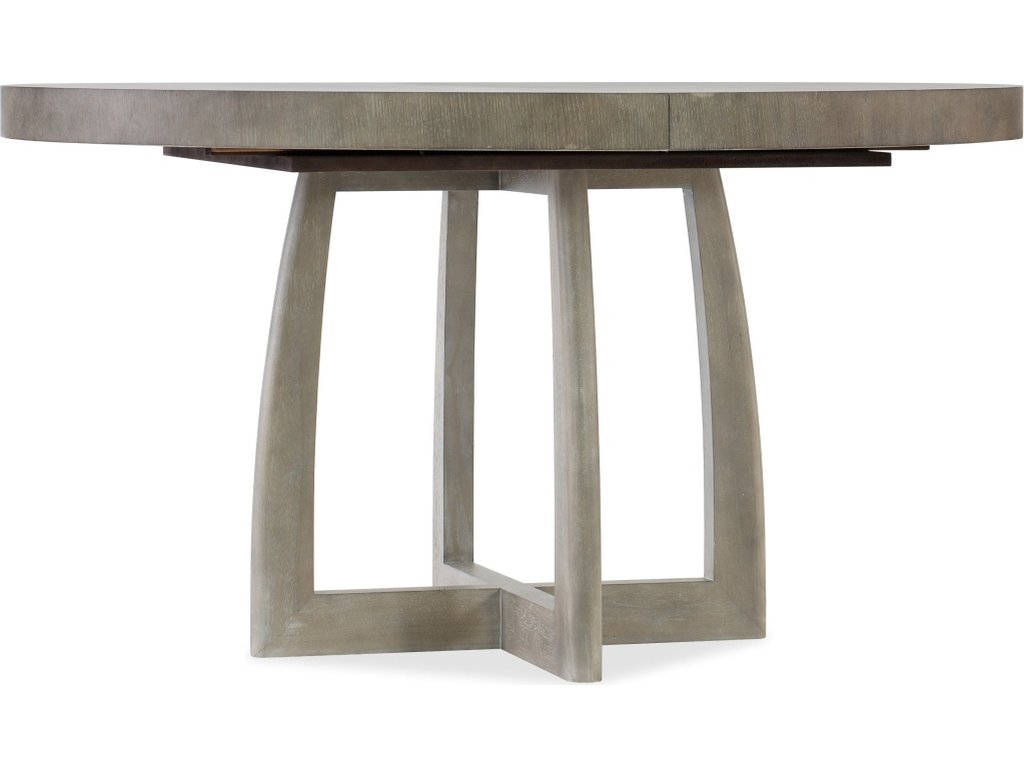 Affinity 48in Round Pedestal Dining Table w/1-18in Leaf - main image