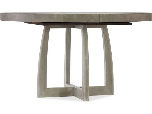 Affinity 48in Round Pedestal Dining Table w/1-18in Leaf