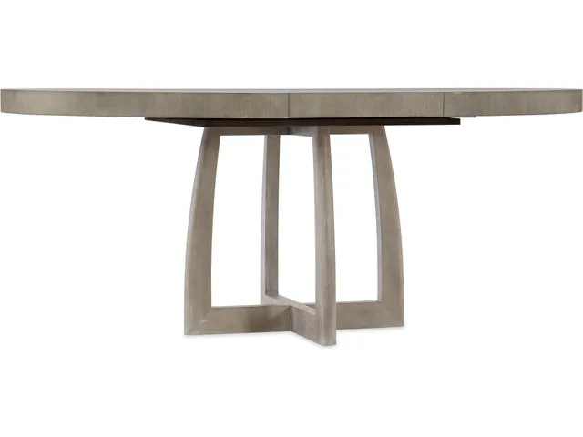 Affinity 48in Round Pedestal Dining Table w/1-18in Leaf - Alternative View