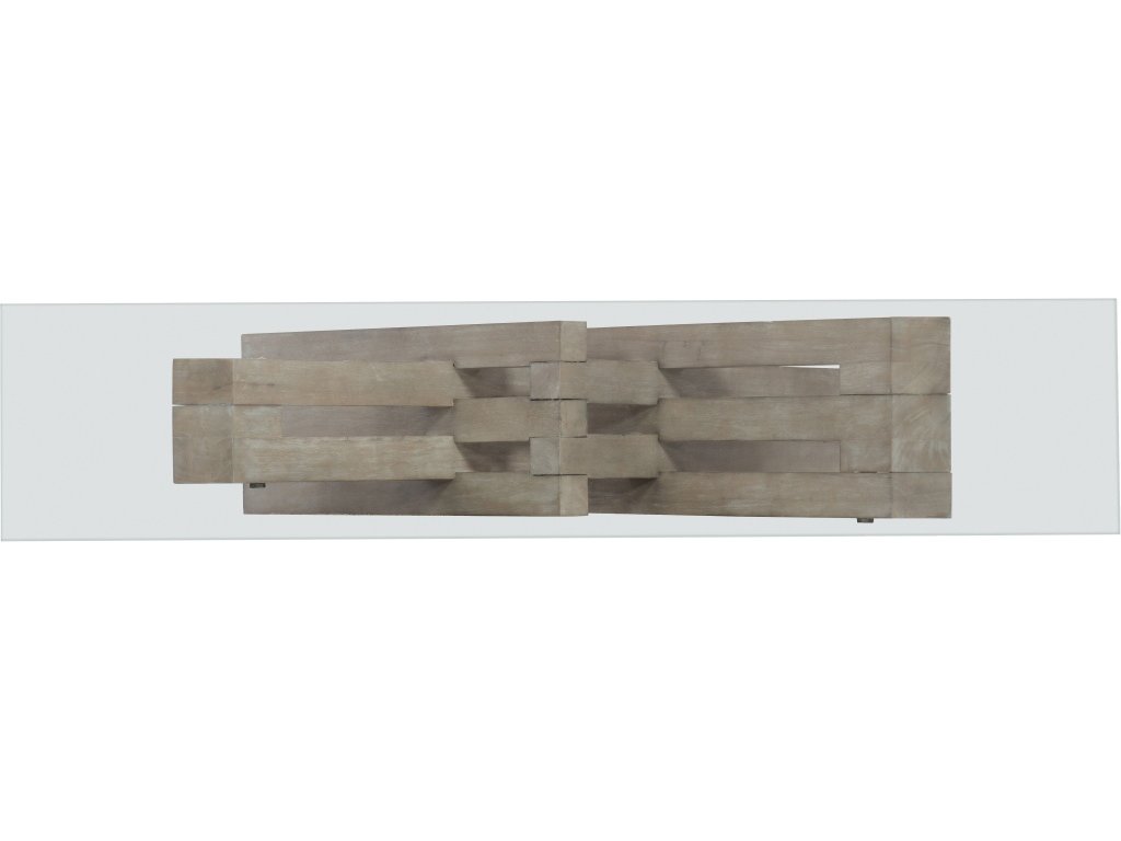Affinity Glass Top Accent Console - image 1