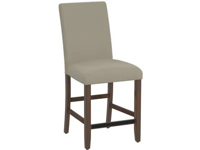 Upholstered Counter Height Stools - Brown