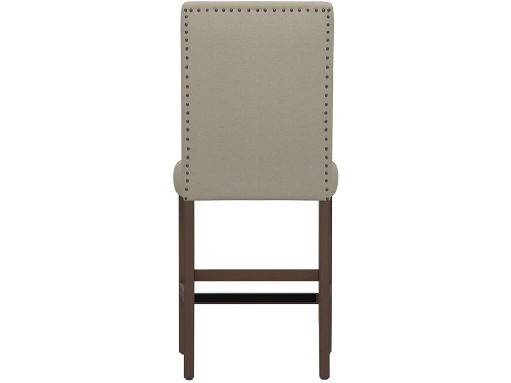 Upholstered Counter Height Stools - Brown - image 1