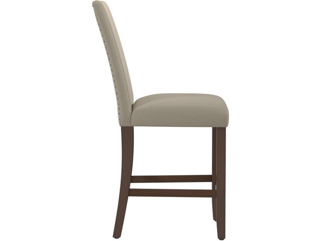 Upholstered Counter Height Stools - Brown - image 3