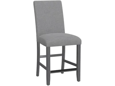 Upholstered Counter Height Stools - Gray