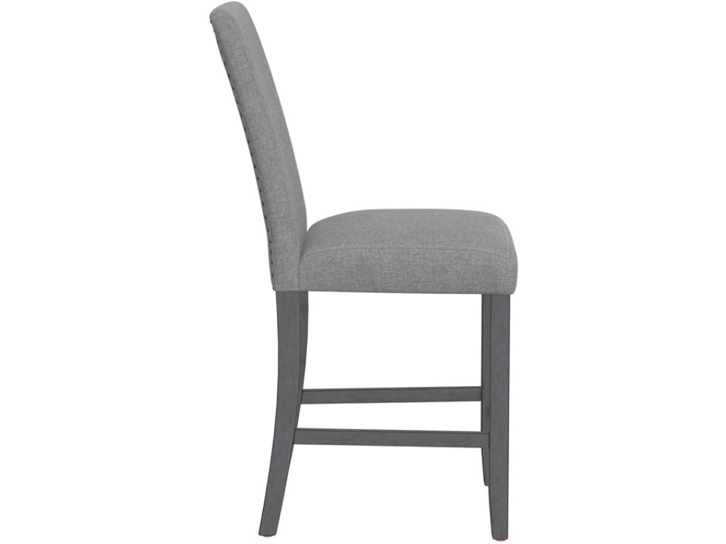 Upholstered Counter Height Stools - Gray - image 2