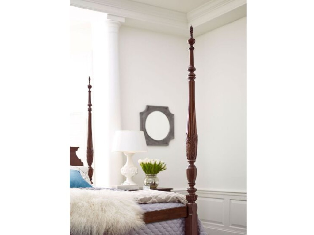 Rice Carved Queen Bed - Complete - image 3